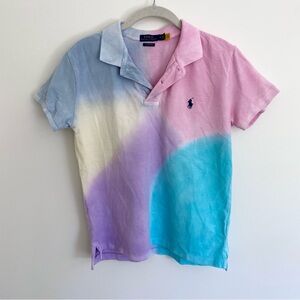 Women’s Polo Ralph Lauren Tie-Dye Polo Classic Fit Size Medium